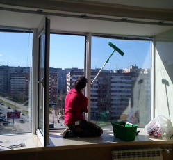 Мытье окон в однокомнатной квартире Володарск